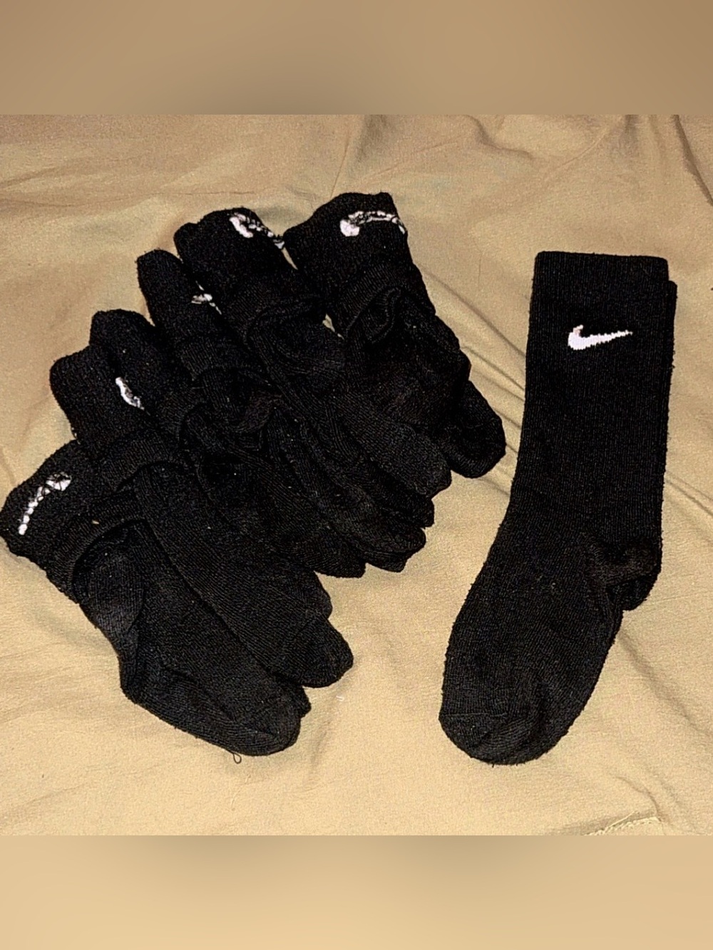 Nike Black Crew Socks Multipack